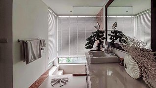 Bathroom in the master bedroom