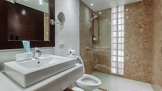 Bathroom for guest bedroom and living room