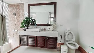 Bathroom in the master bedroom